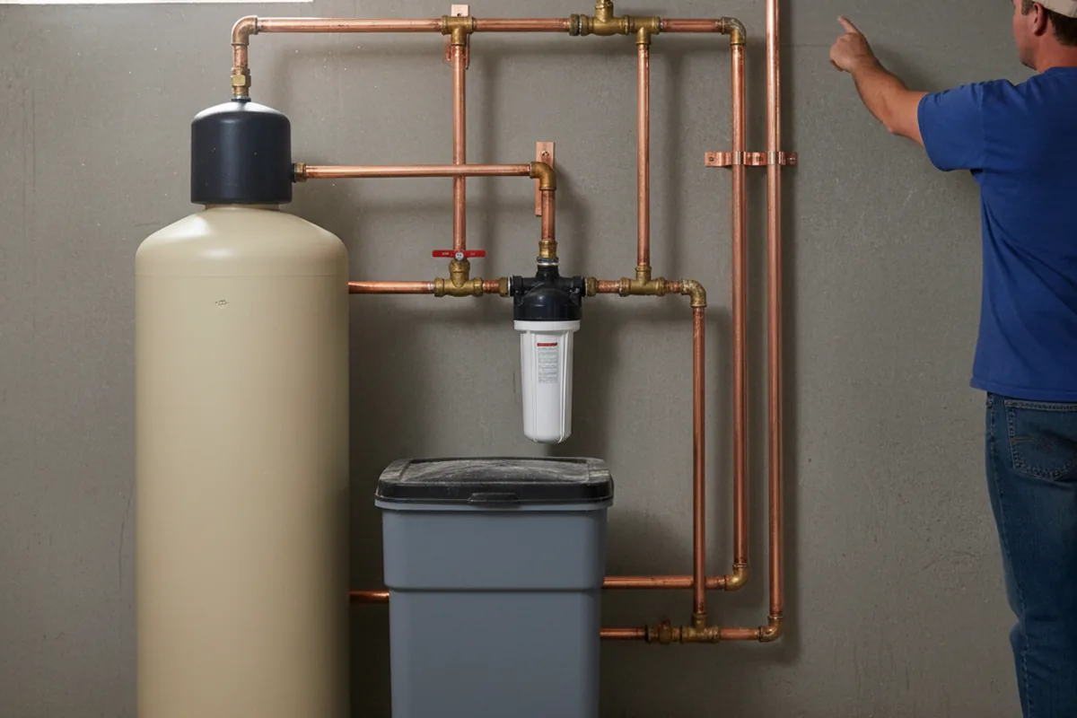 Whole-house water treatment system installed in Harvey